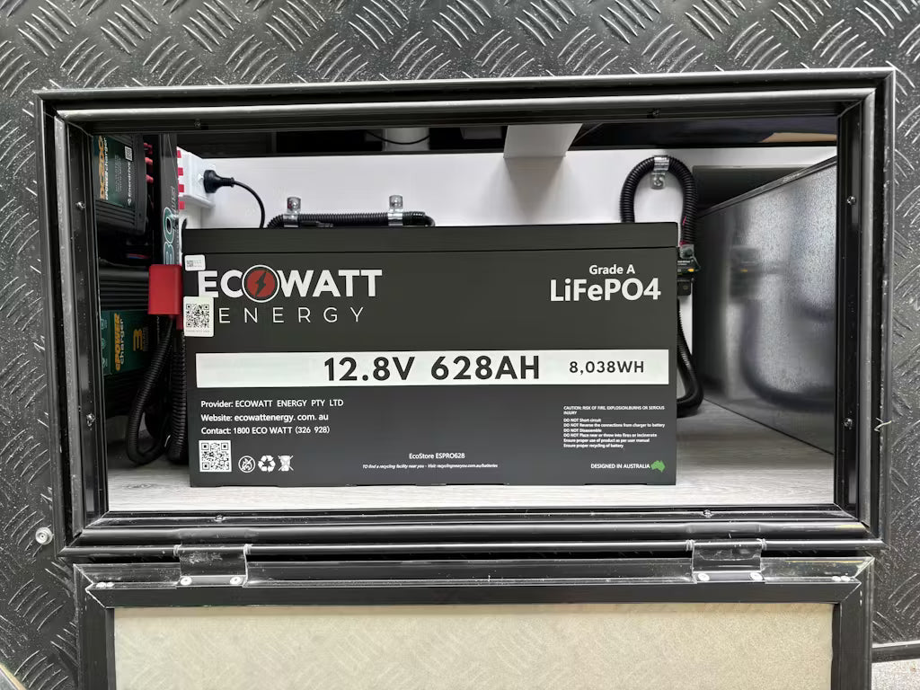 EcoStore PRO 628Ah 12V LiFePO4 Battery - (REPT Cells & JBD Bluetooth BMS) - ETA MAY