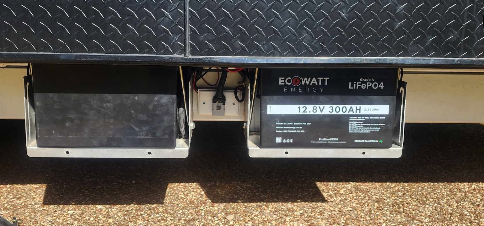 EcoStore 300Ah 12V LiFePO4 Battery - (EVE Cells) & (Bluetooth BMS - JBD) - 300A Max Charge/Discharge
