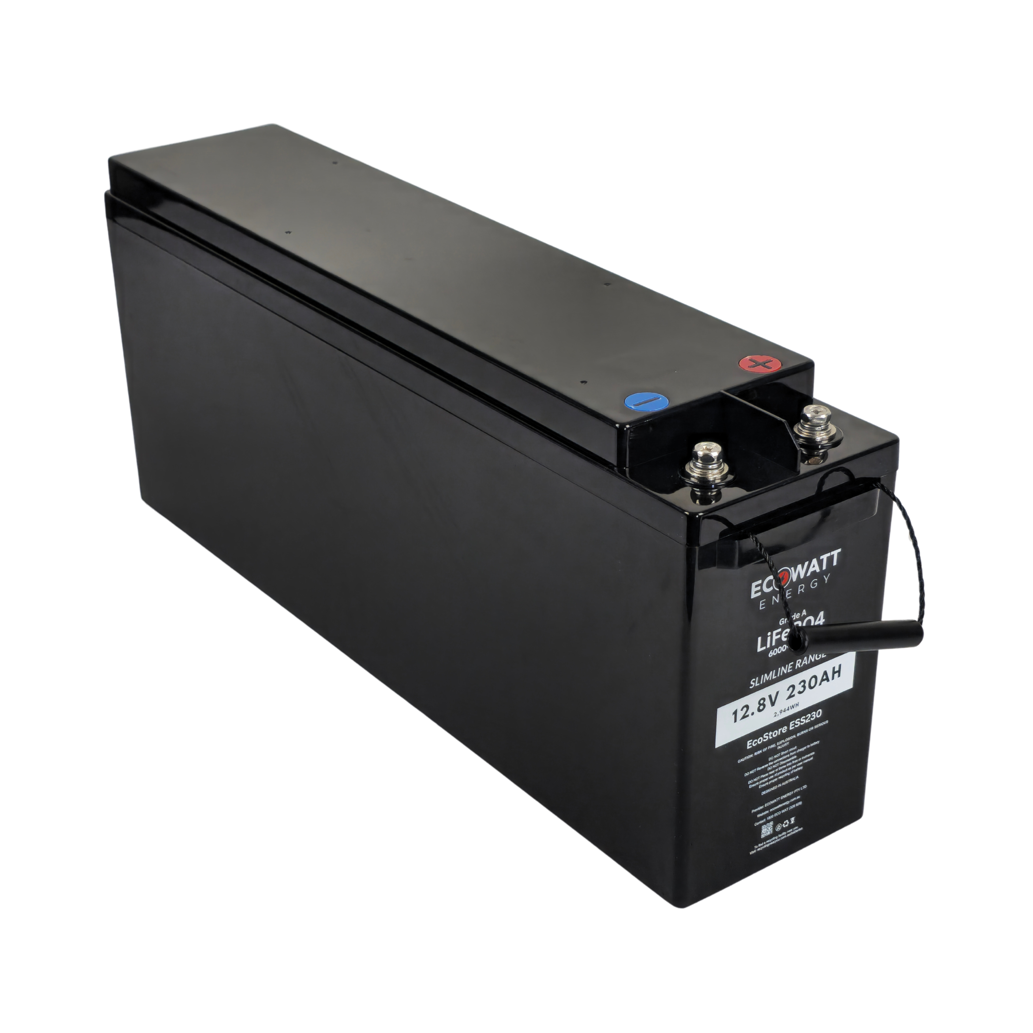 EcoStore Slimline 230Ah 12V LiFePO4 Battery - (EVE Cells) & (Bluetooth BMS - JBD)