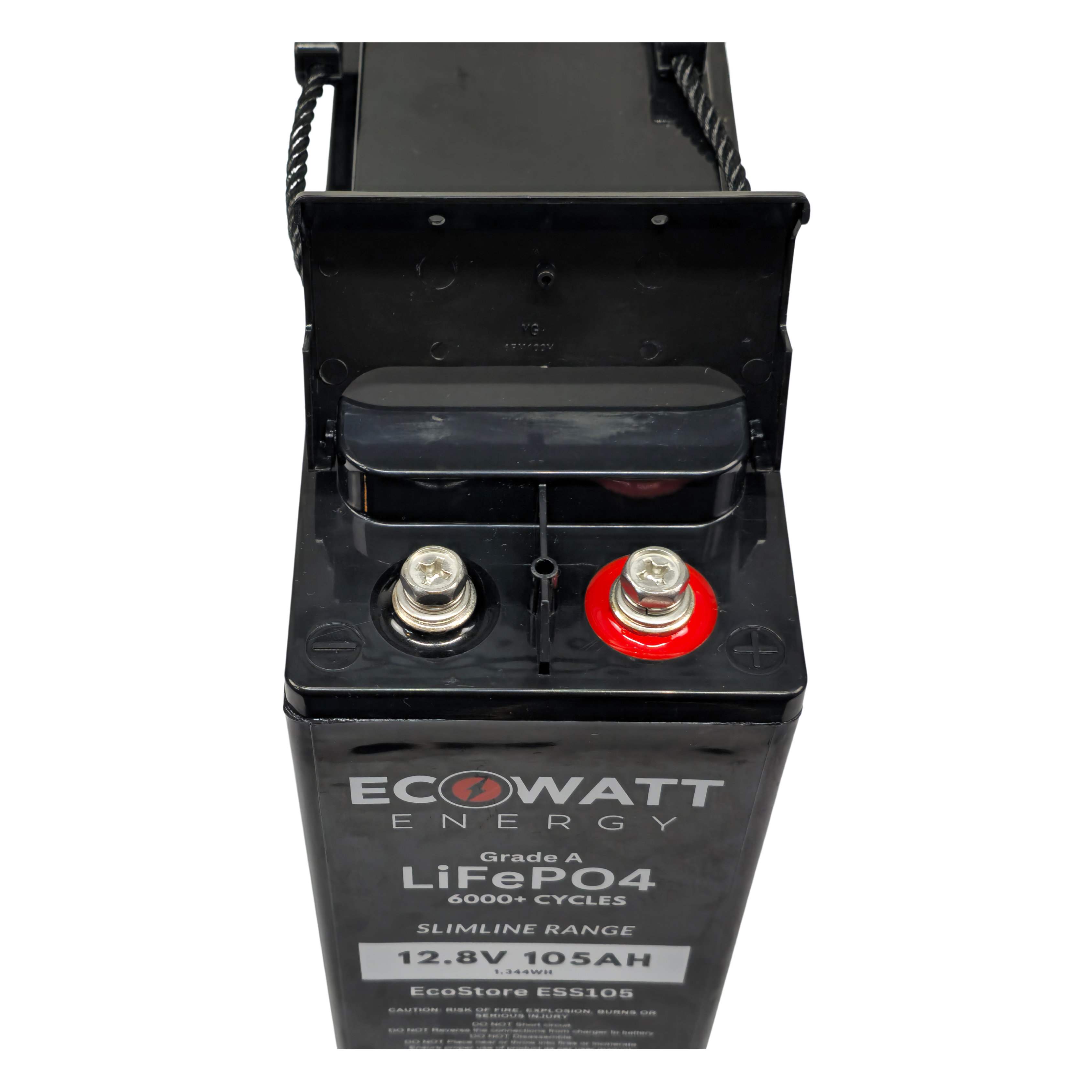 EcoStore Slimline 105Ah 12V LiFePO4 Battery - (EVE Cells & JBD Bluetooth BMS)