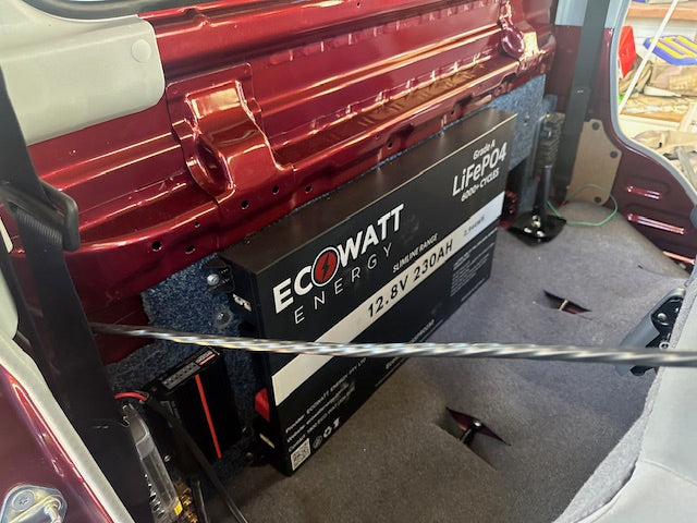 ETA - LATE NOV - EcoStore Slimline PRO 230Ah 12V LiFePO4 Battery - (EVE Cells) & (Bluetooth BMS - JBD)