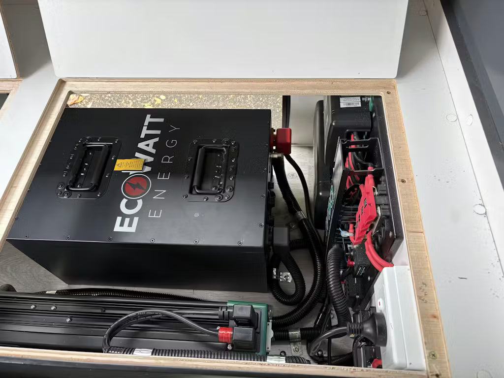 EcoStore PRO 628Ah 12V LiFePO4 Battery - (REPT Cells & JBD Bluetooth BMS) - ETA MAY