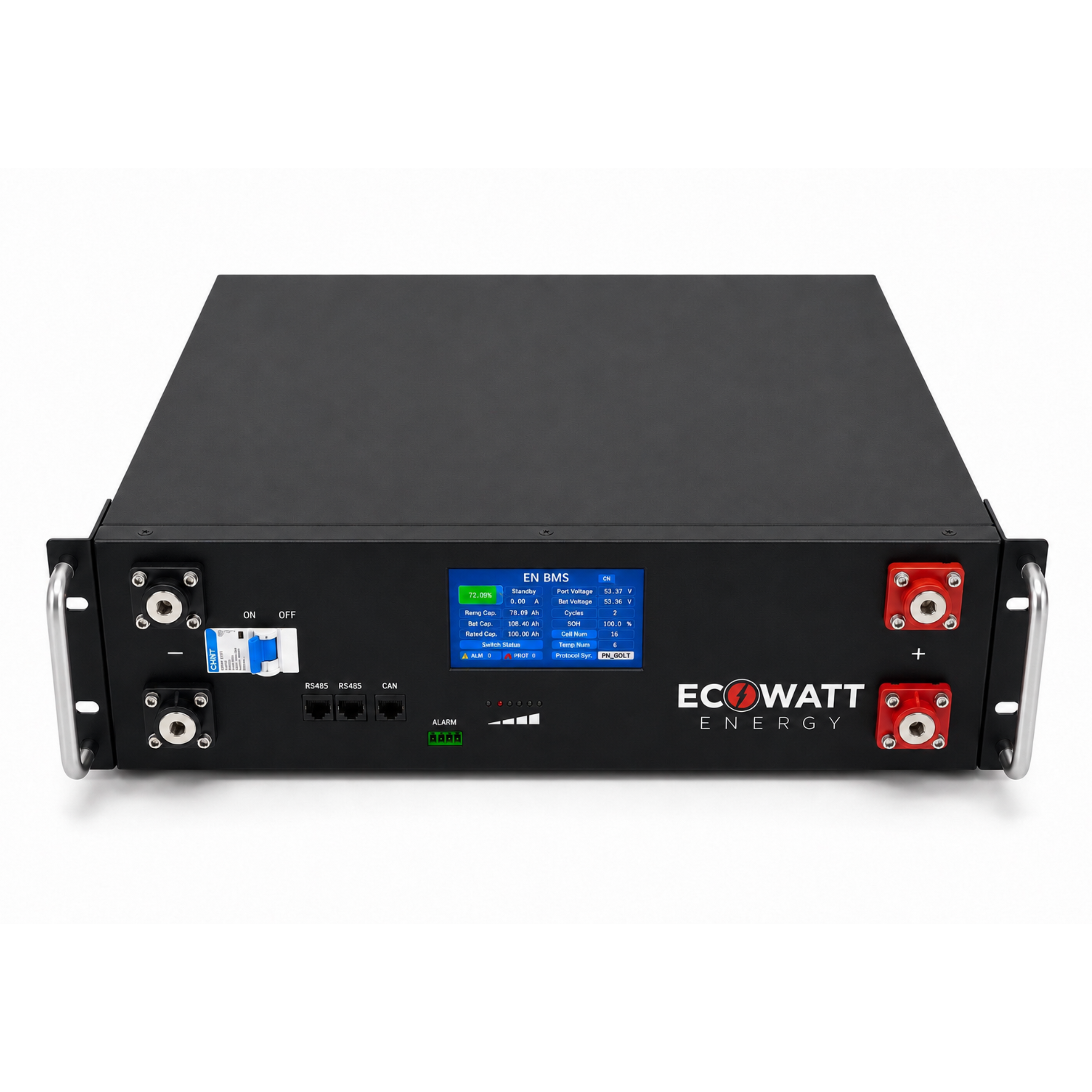 EcoStore Rack Mount 100Ah 48V LiFePO4 Battery - (EVE Cells & EN Bluetooth BMS) - COMING SOON
