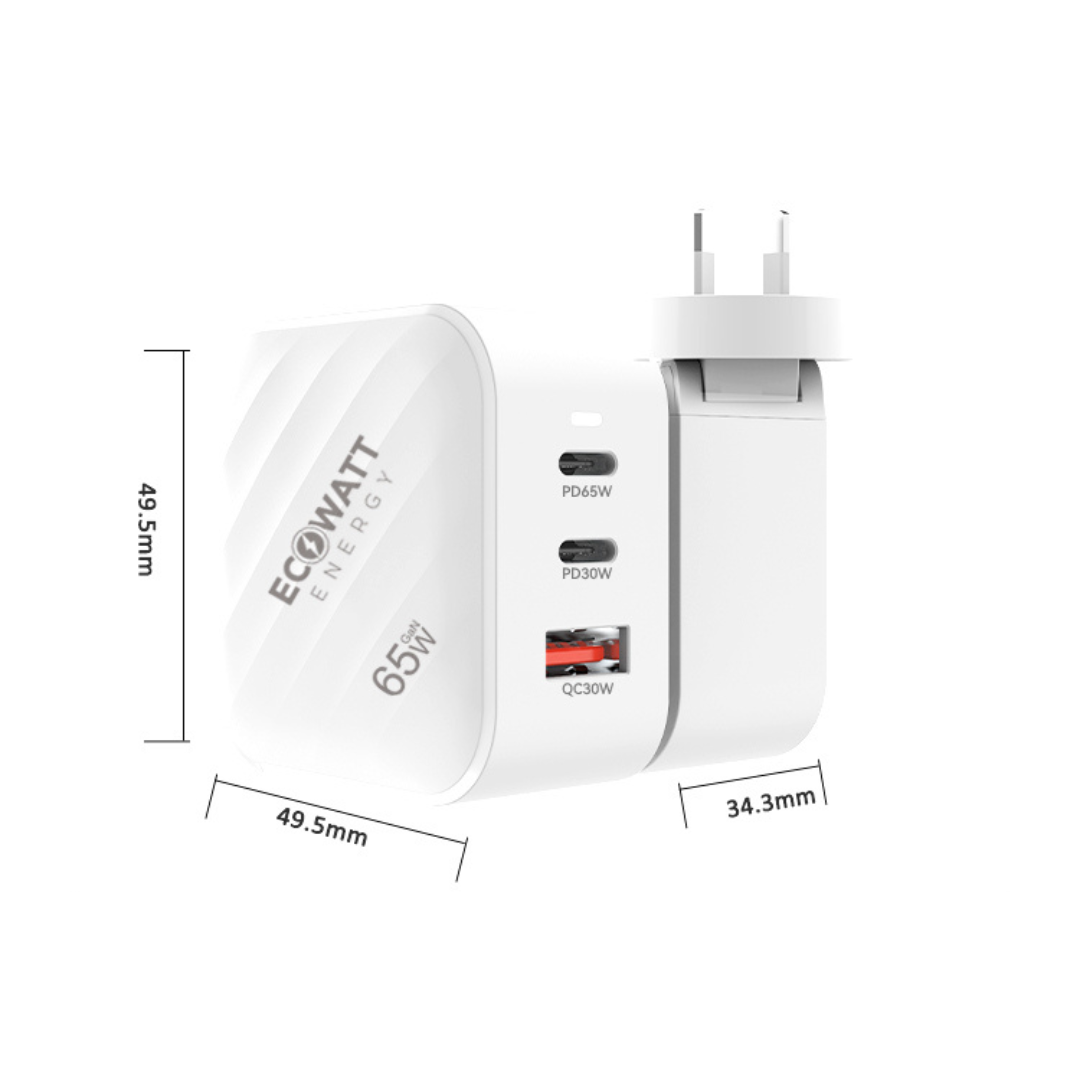 EcoVolt 65W Power Adapter