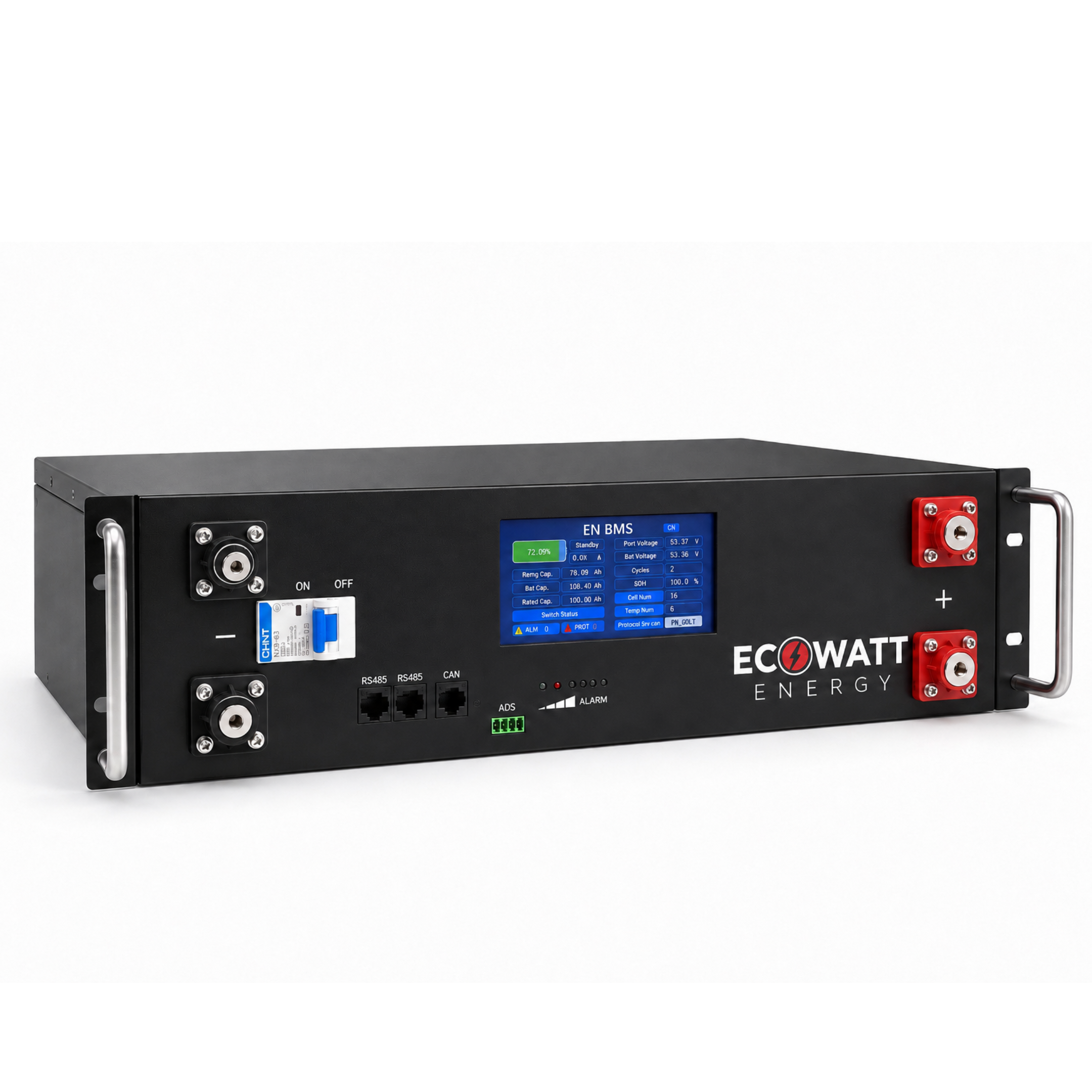 EcoStore Rack Mount 100Ah 48V LiFePO4 Battery - (EVE Cells & EN Bluetooth BMS) - COMING SOON
