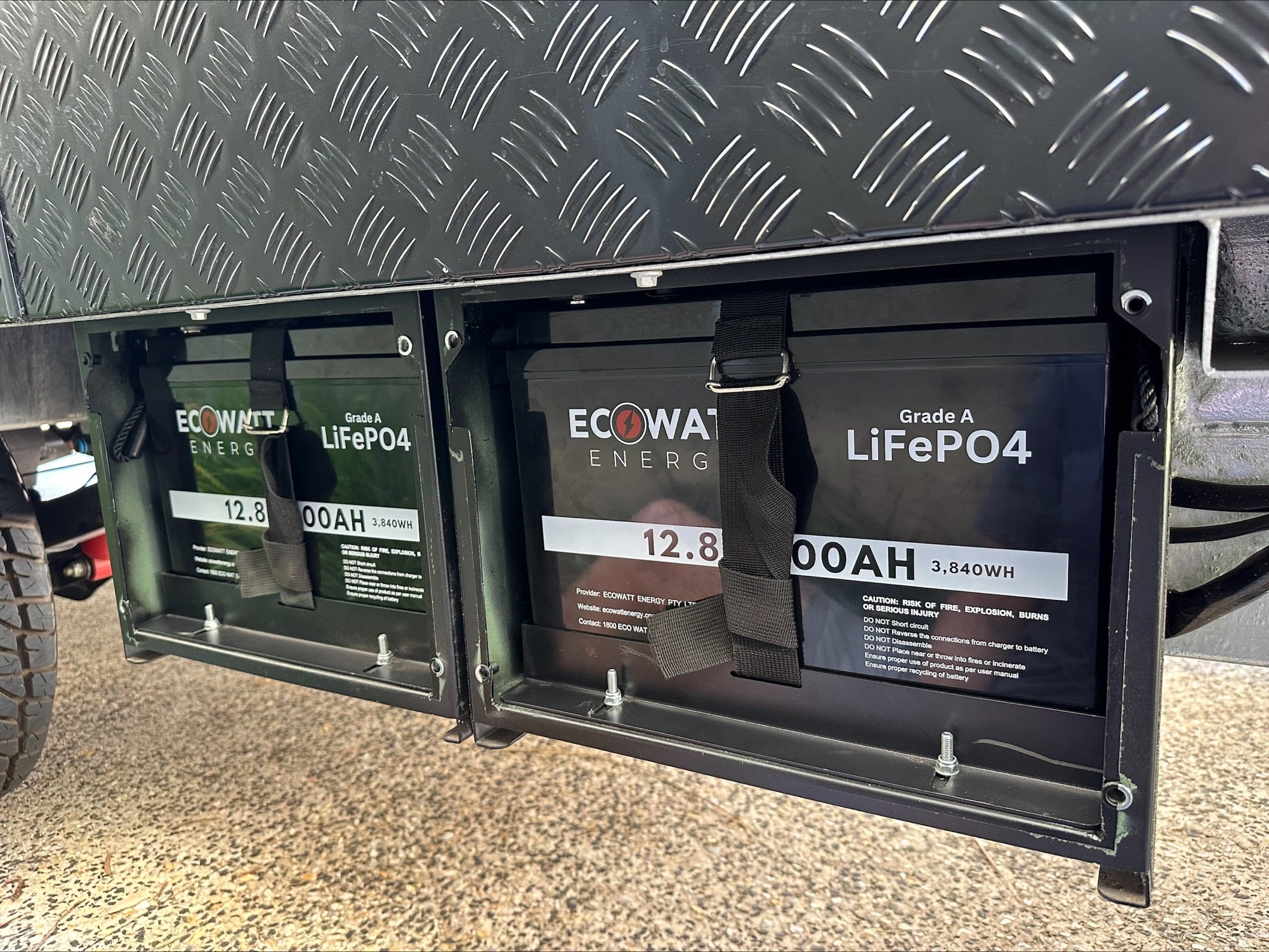 EcoStore 300Ah 12V LiFePO4 Battery - (EVE Cells) & (Bluetooth BMS - JBD) - 300A Max Charge/Discharge